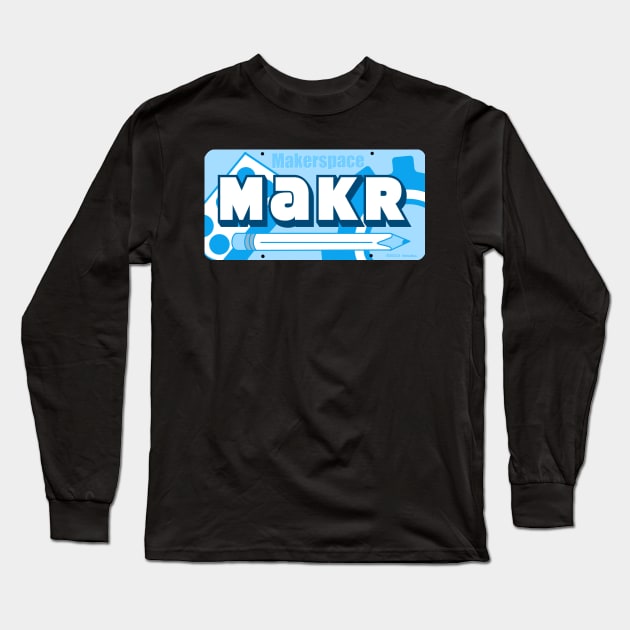 Maker “MAKR” design Long Sleeve T-Shirt by skrbly